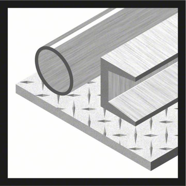 Produktbild Bosch Professional Zubehör Schleifblatt F550, Expert for Metal, 125 mm, 120, ungelocht, Klett, 5er-Pack (120)