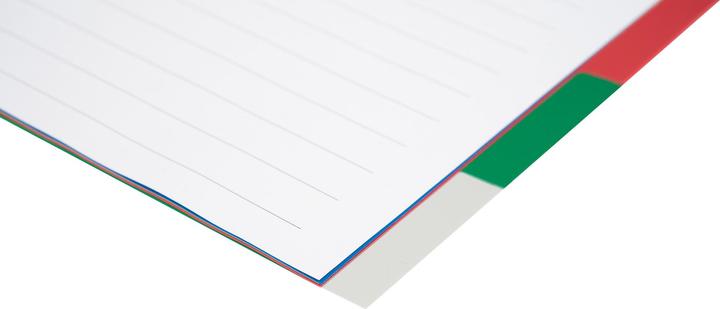 Produktbild Biella Register Vollformat aus PP, farbig