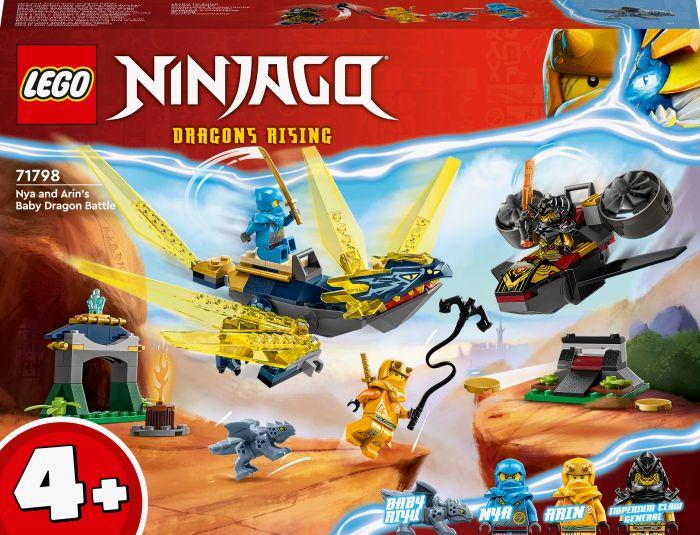 Produktbild LEGO Duell zwischen Nya und Arins Babydrachen (71798, LEGO Ninjago)