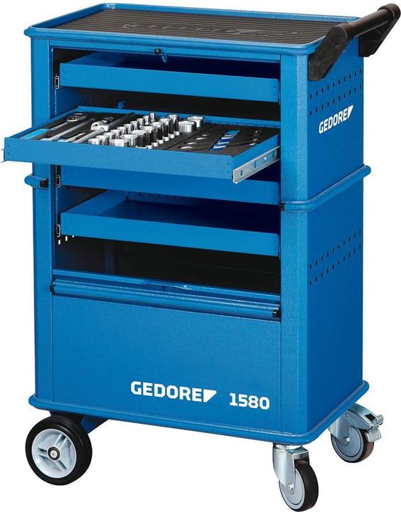 Gedore 1580 Werkzeugwagen mit 4 Schubladen (1 x)