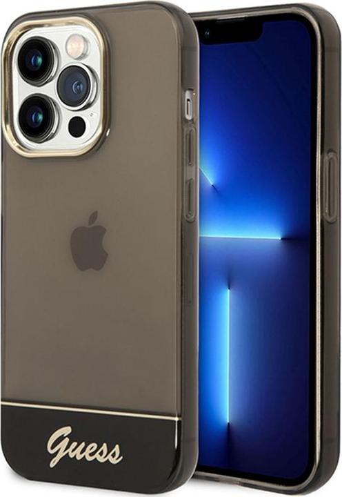 Produktbild Guess GUHCP14XHGCOK iPhone 14 Pro Max 6,7" czarny/black hardcase Translucent (Apple iPhone 14 Pro Max)
