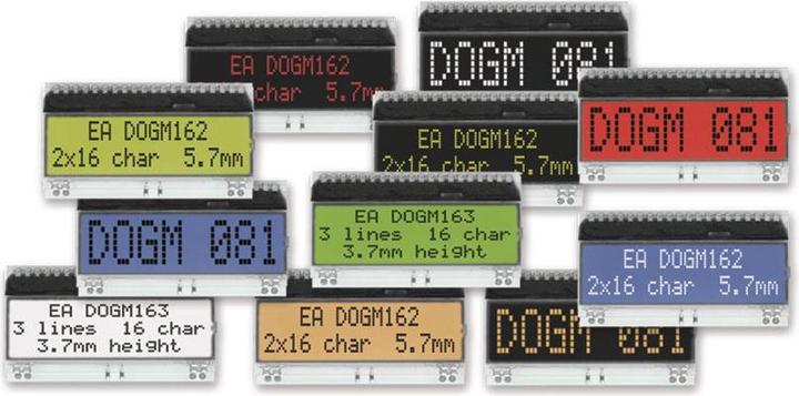 Produktbild Display Visions Punktmatrix-LCD-Anzeige 3.65 mm 3 x 16 (Display)