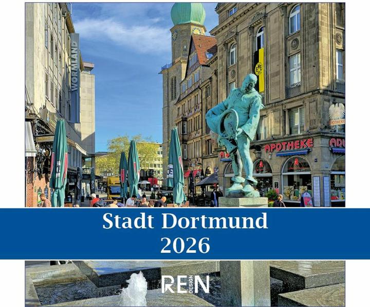 Tischkalender Stadt Dortmund 2026 (Deutsch)