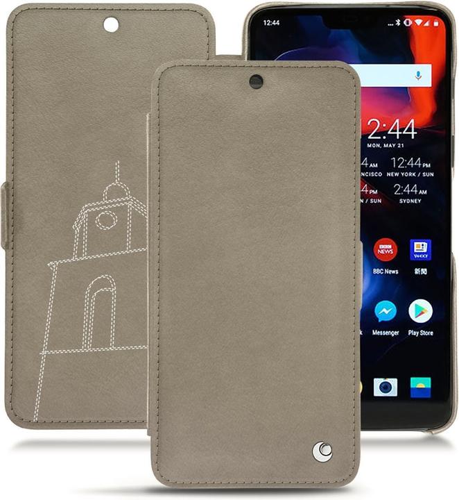 Actual product image Noreve Leather case horizontal (OnePlus 6)