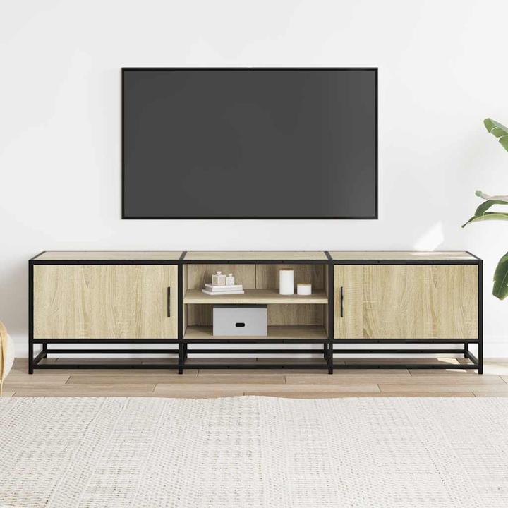 Produktbild VidaXL TV Schrank Lowboard Fernsehschrank Fernsehtisch TV Möbel Sonoma-Eiche (160 x 35 x 41 cm)