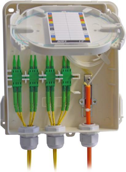 Actual product image Tecline House connection box (APL) for FTTX applications (Splice box)