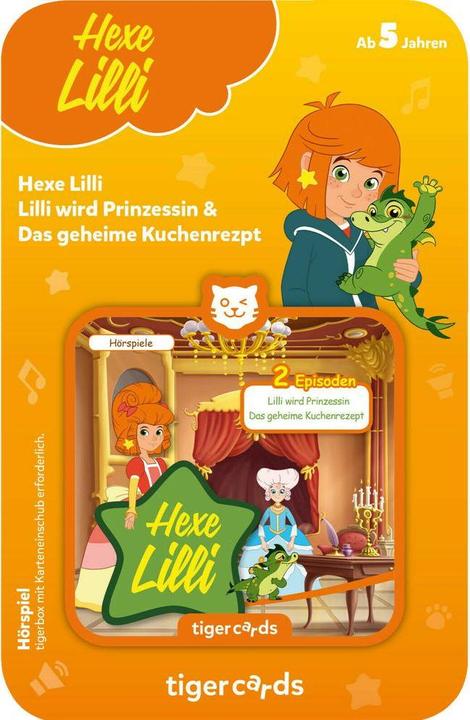 Tigermedia Tigercard Hexe Lilli: Lilli wird Prinzessin Das geheime Kuchenrezept (Deutsch)