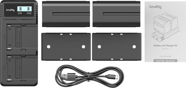 Actual product image SmallRig 3823 NP-F970 (Camera battery, Camera battery charger)