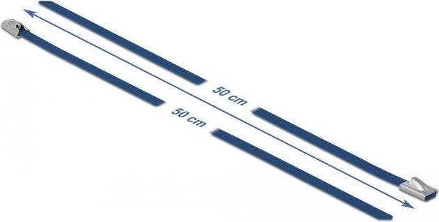Actual product image Delock Stainless steel cable tie 500x4,6 10pcs. (Metal cable ties, 500 mm, 10 pcs.)