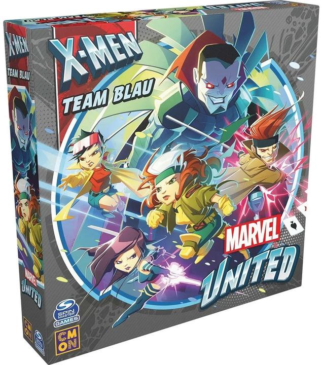 Actual product image Cmon CMND1306 - Marvel United: X-Men Team Blau, Brettspiel, ab 10 Jahren (DE-Erweiterung) (German)