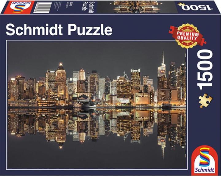 Produktbild Schmidt Spiele New York Skyline bei Nacht (1500 Teile)