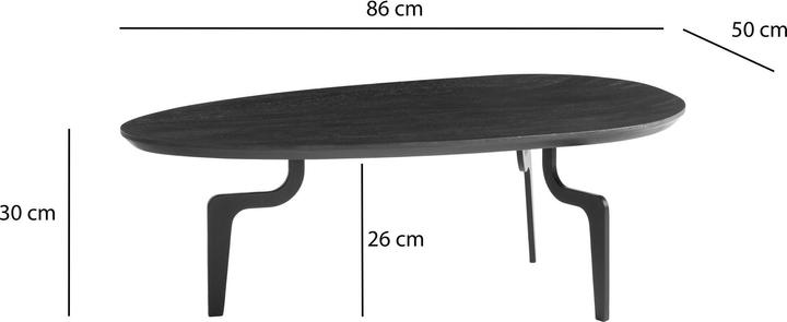 Produktbild FineBuy Couchtisch (86 x 50 x 30 cm)
