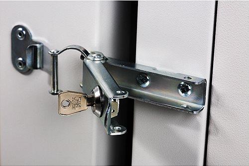 Actual product image Digitus Wall Mounting Cabinet Unique Series - double sectioned, pivoted (9 RU, 19 inch rack)