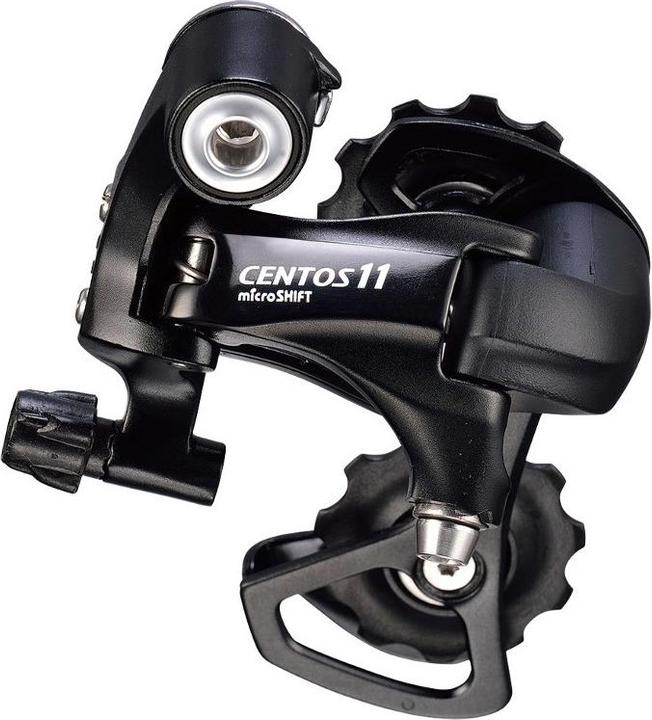 Produktbild Micro Shift Microshift CentOS Heckummelur, 11. -Row (2x11), kompatibel mit Shimano, kurzer Kinderwagen (Al.), Ma (11-fach)