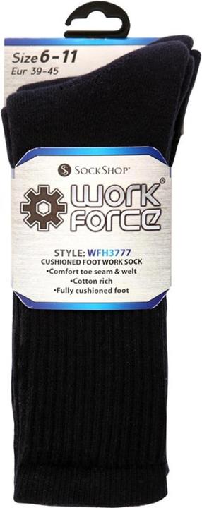 Immagine prodotto Work Force Calzini con contenuto di cotone 2 paia (Confezione da 2, 39 - 45)