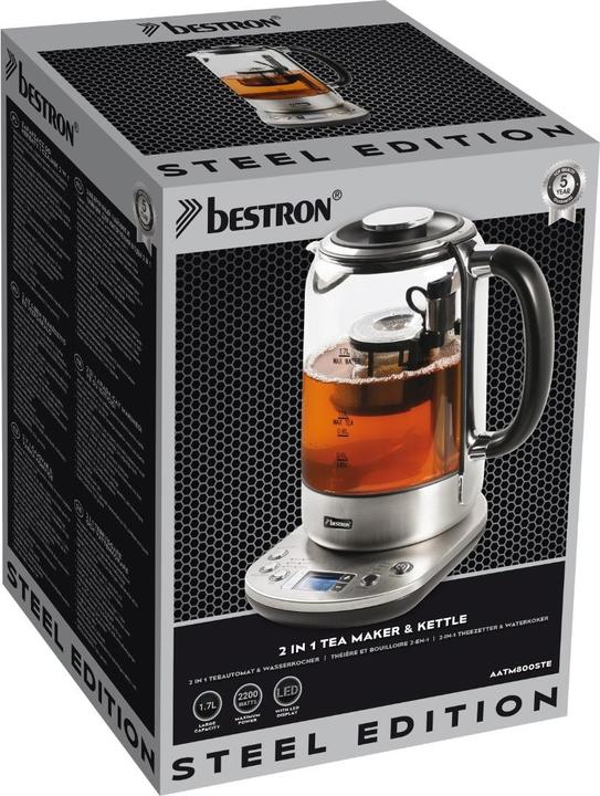 Produktbild Bestron 2 in 1 Teeautomat & Wasserkocher (1.70 l)