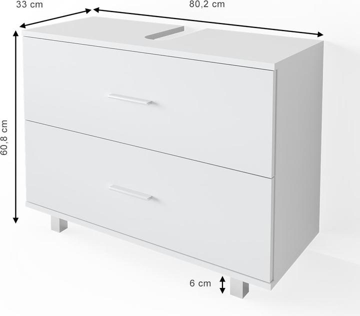 Actual product image Vicco Ilias (80 x 33 x 61 cm)