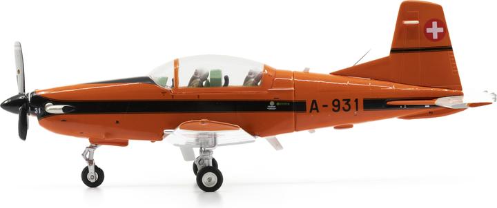 Actual product image Ace Pilatus PC-7 A-931 origin paint orange