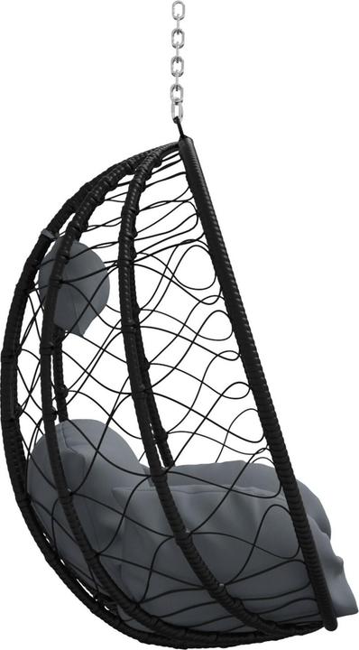 Actual product image VidaXL Hanging chair basket without frame poly rattan (120 kg)