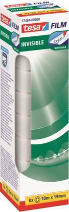 Immagine prodotto tesa 8x tesafilm INVISIBILI, opachi e invisibili, non invecchiano e sono resistenti agli strappi. (19 mm)