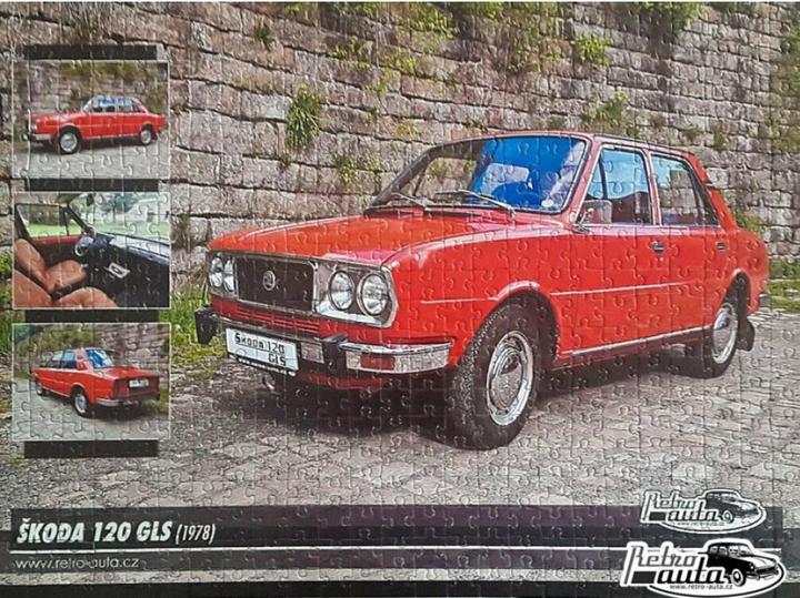 Produktbild Retro-auta Puzzle Nr. 11 'koda 120 GLS (1978) 500 Teile (500 Teile)