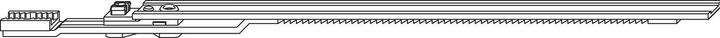 Roto NT/NX Getriebeverlängerung L=330 mm ohne Zapfen kuppelbar silber