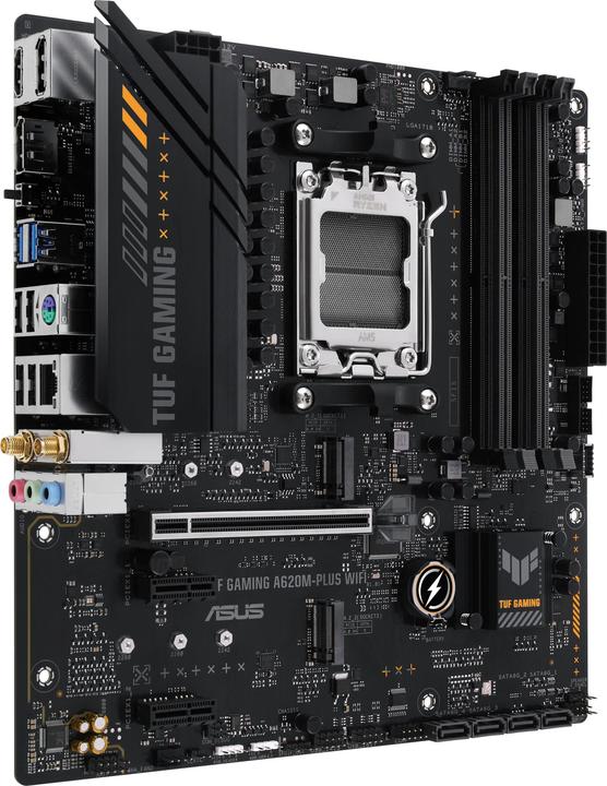 Immagine prodotto ASUS TUF GAMING A620M-PLUS WIFI (AM5, AMD A620, mATX)