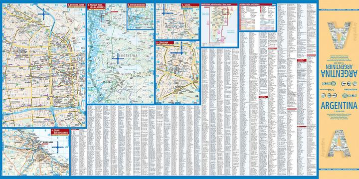 Produktbild Argentina / Argentinien 1 : 3 800 000. Road Map