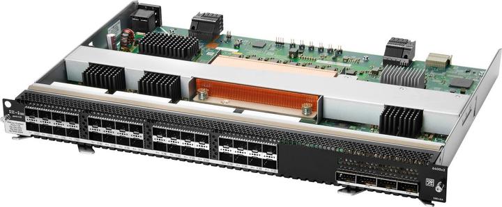 Actual product image HPE E Aruba 2 modules, 32 port SFP28, 4 port QSFP28, MACsec, Extended Tables (32 Ports)