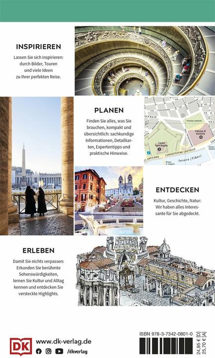 Produktbild DK Vis a Vis Rom (Deutsch, DK Verlag Reise, 2024)