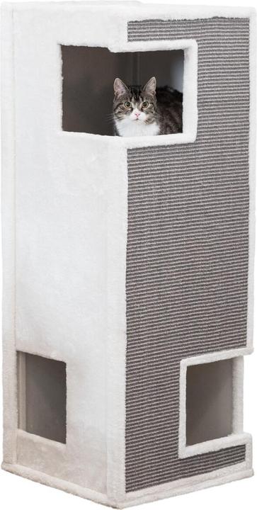 Produktbild Trixie Cat Tower Gerardo (100 cm, Weiss, Grau)