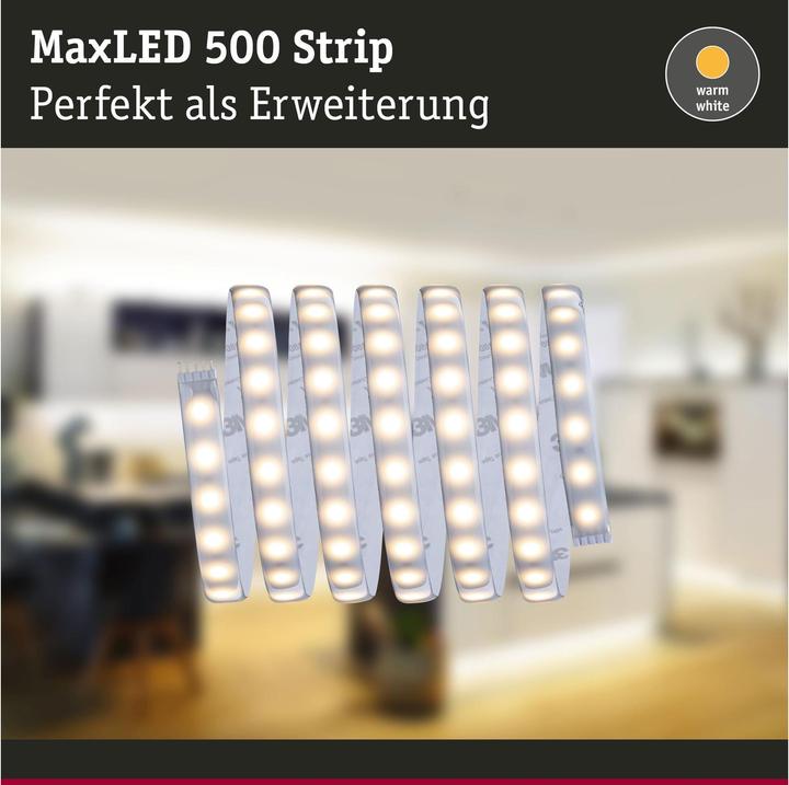 Immagine prodotto Paulmann MaxLED 500 Strisce (Bianco caldo, 250 cm, Interno)
