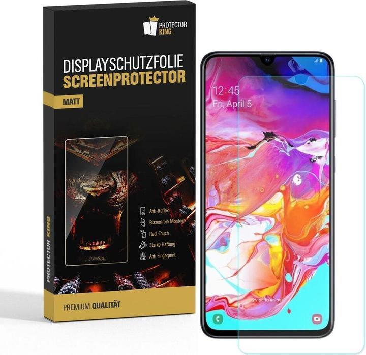 Actual product image Protectorking 6x Premium screen protector matt anti-reflective (6 Piece, Samsung Galaxy A70)