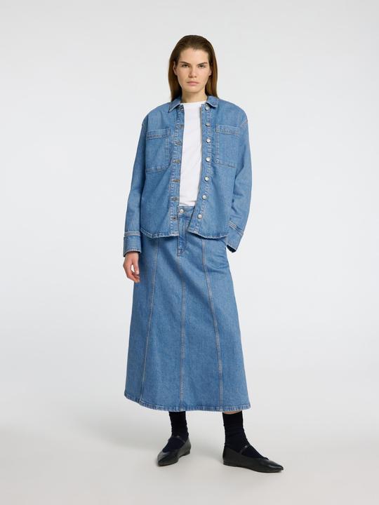 Immagine prodotto Selected Femme Gonna midi in denim (40)