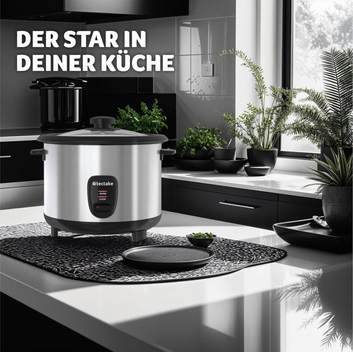 Produktbild tectake Reiskocher mit Dampfgareinsatz
