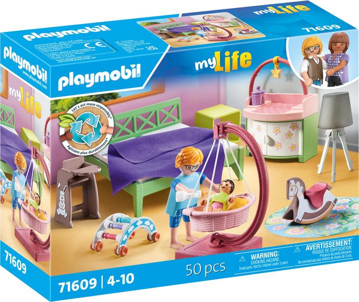 Playmobil Schlafzimmer mit Babyspielecke (71609, Playmobil My Life)