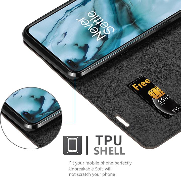 Immagine prodotto Cadorabo Copertina magnetica invisibile del libro (OnePlus Nord)