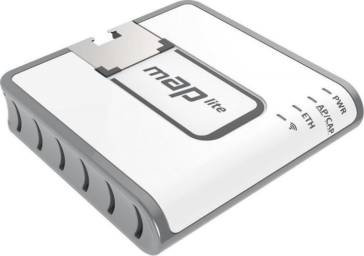 Produktbild MikroTik mAP lite Weiss Power over Ethernet PoE RBmAPL-2nD
