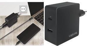 Produktbild LogiLink USB Steckdosenadapter (65 W)