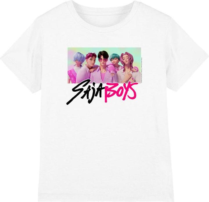 Produktbild K-Pop Demon Hunters Kids Saja Boys Fotorahmen TShirt (140, 146)