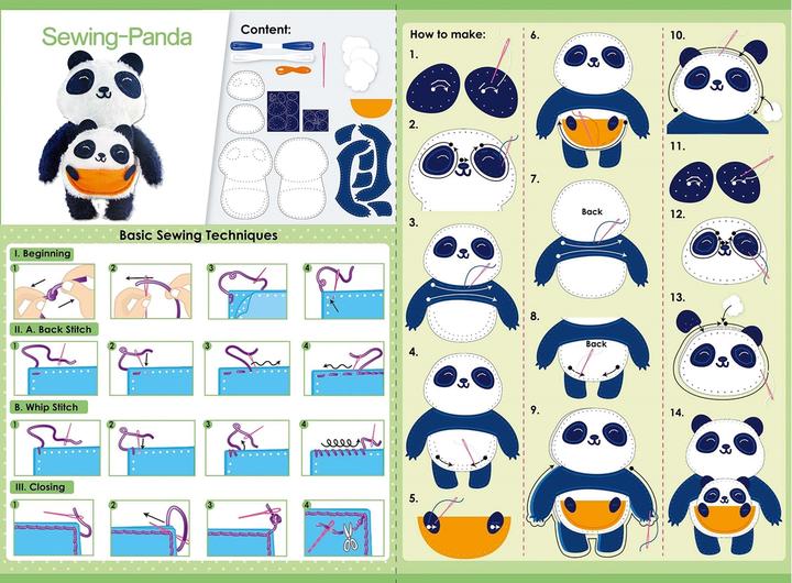 Produktbild Avenir Nähset Panda