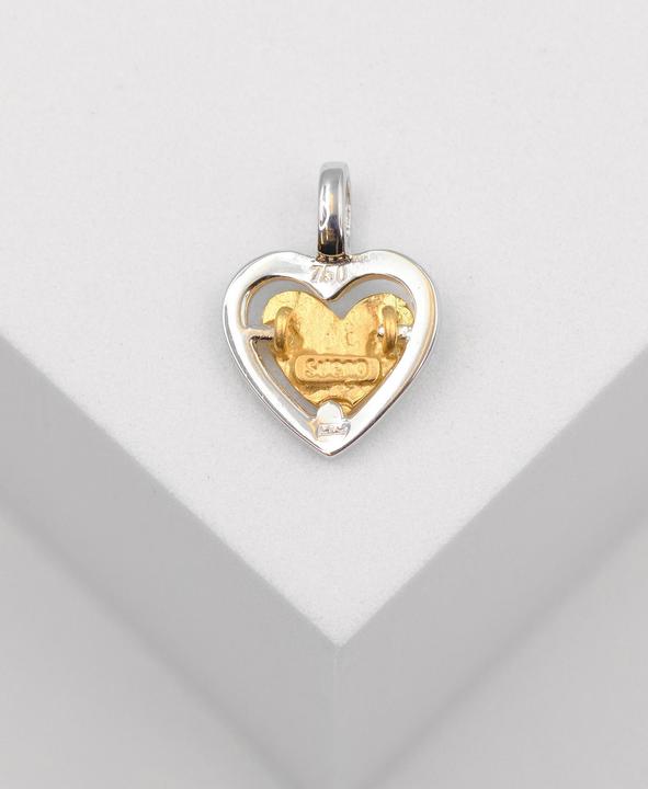 Image du produit Muau Coeur (750, Or jaune 18 carats, Or blanc)