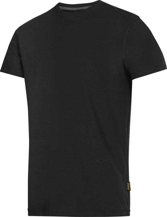 Actual product image Hultafors Snickers T-shirt str. L - sort Classic i 100% bomuld - 2502 (L)