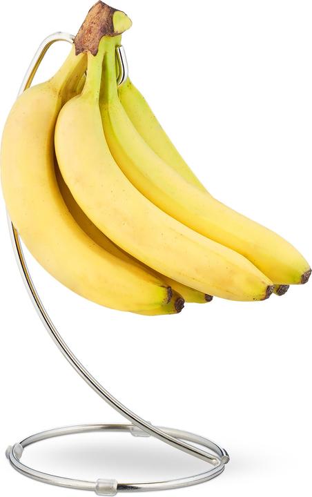 Actual product image Relaxdays Banana Hanger, Round Support Stand (17.5 x 16.5 x 33 cm)