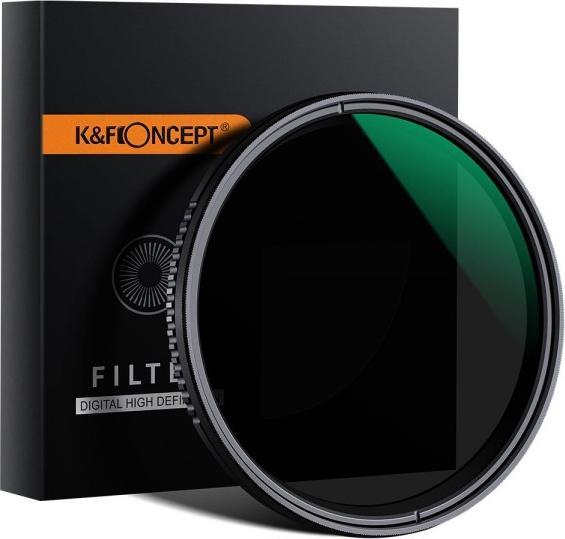 Image du produit K&F Concept Variabler ND-Filter (82 mm, Filtre gris neutre, 82 mm)