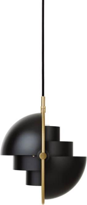 Actual product image Gubi Multi-Lite pendant light S brass/black (E14, 470 lm)