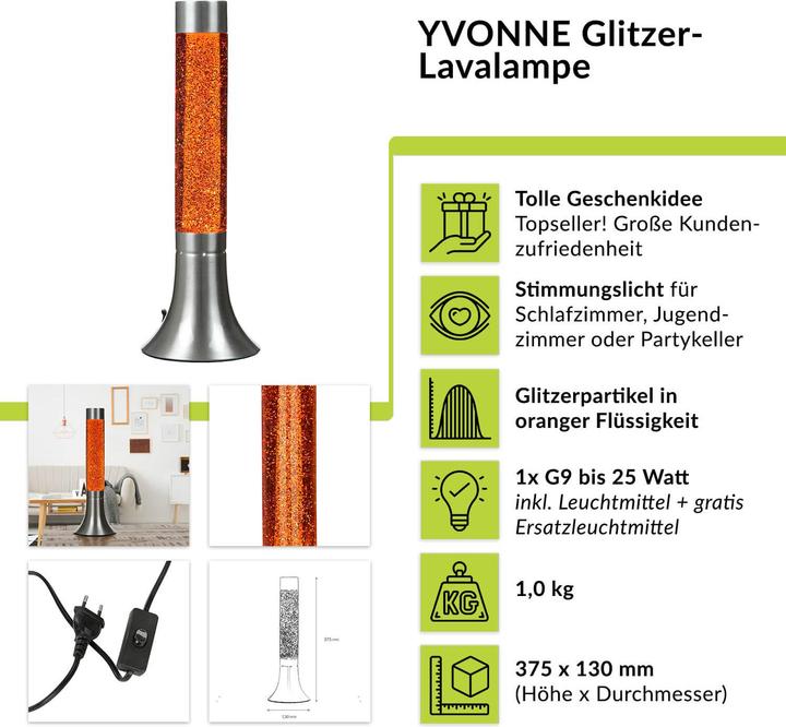 Actual product image Licht-Erlebnisse Yvonne (210 lm, G9)