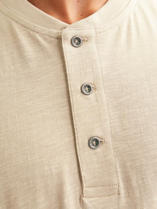 Image du produit Jack & Jones Unicolore Grandad col T-shirt T-shirt (S)