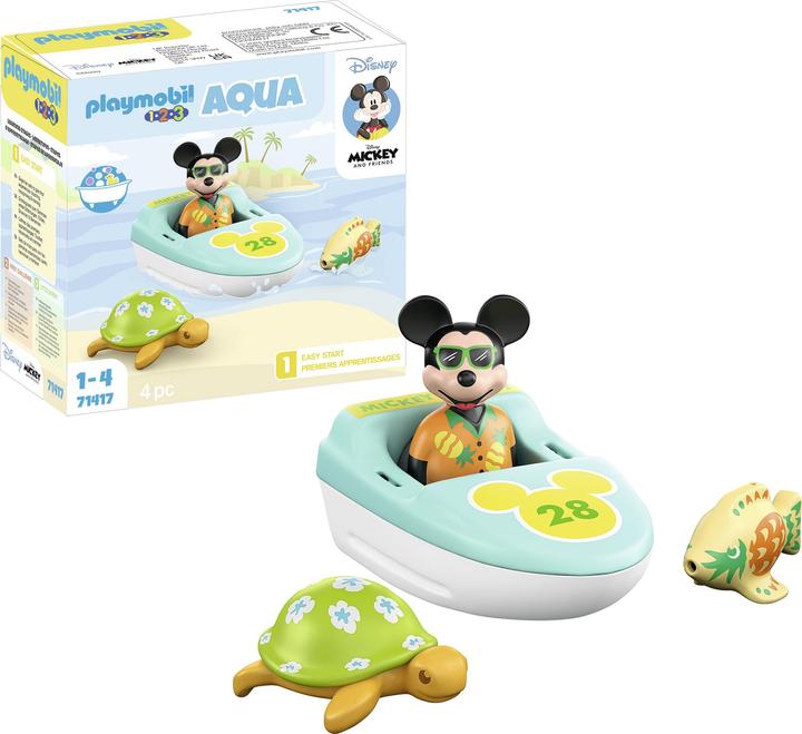 Produktbild Playmobil 1.2.3 & Disney: Mickys Bootstour (71417, Playmobil 1.2.3)