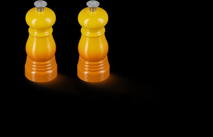 Produktbild Le Creuset Mini Salz- und Pfeffermühlen Set dunkelgelb (Pfeffer, Salz)